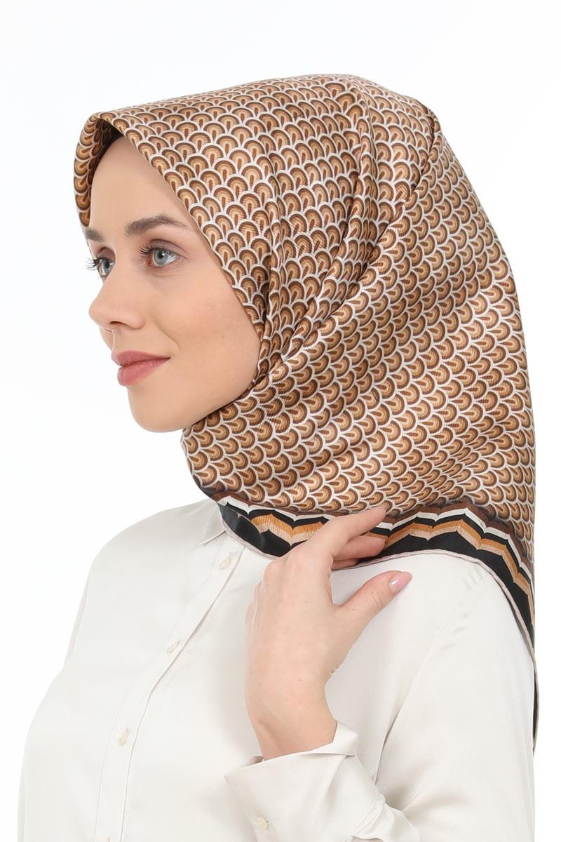 Levidor Siyah Twill Saf İpek Eşarp