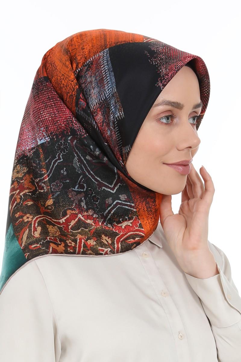 Levidor Soğan Kabuğu Twill Saf İpek Eşarp