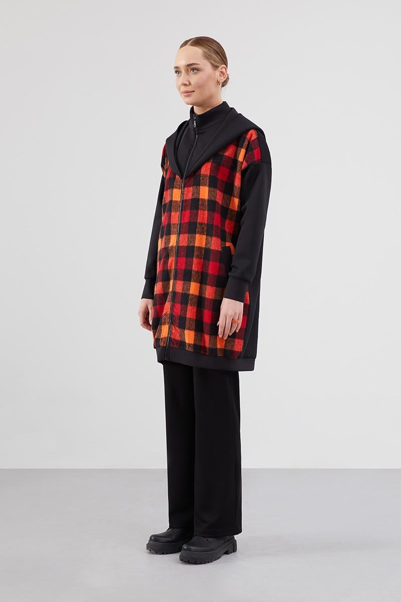Levidor Studio Oranj Garnili Oversize Ceket