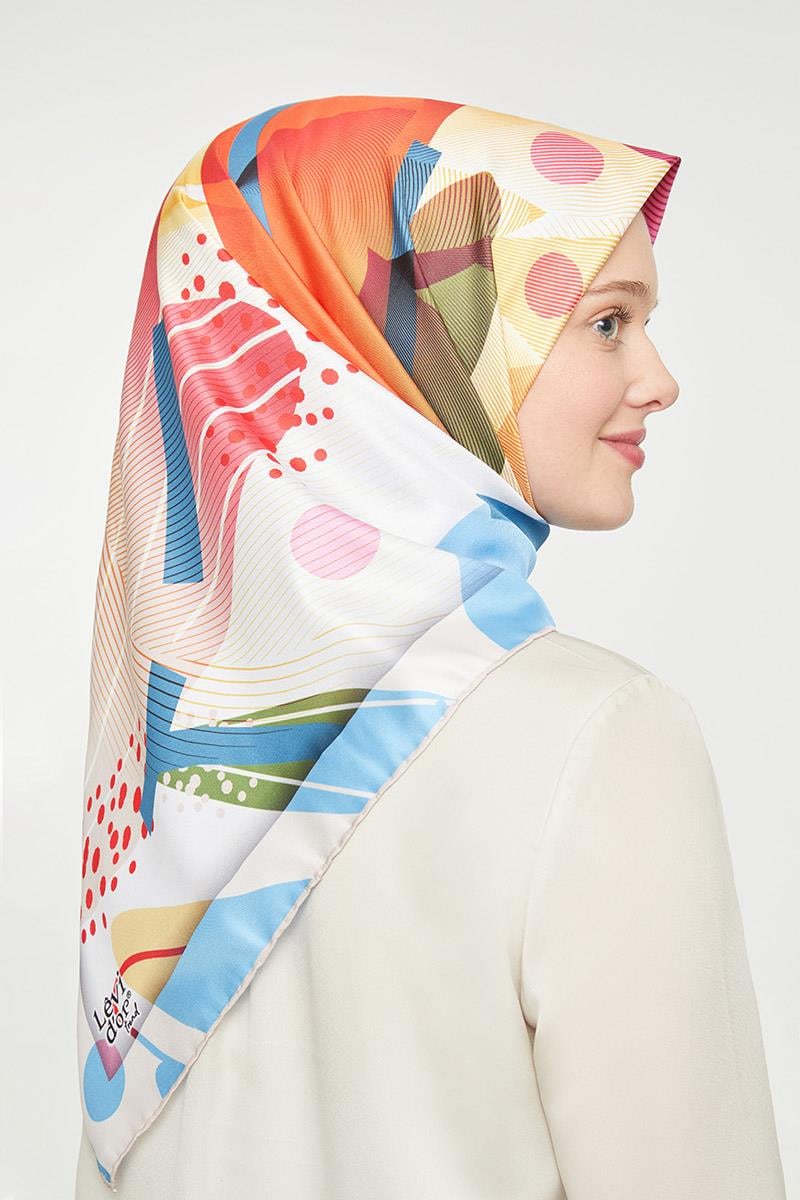 Levidor Turkuaz Trend Twill Eşarp