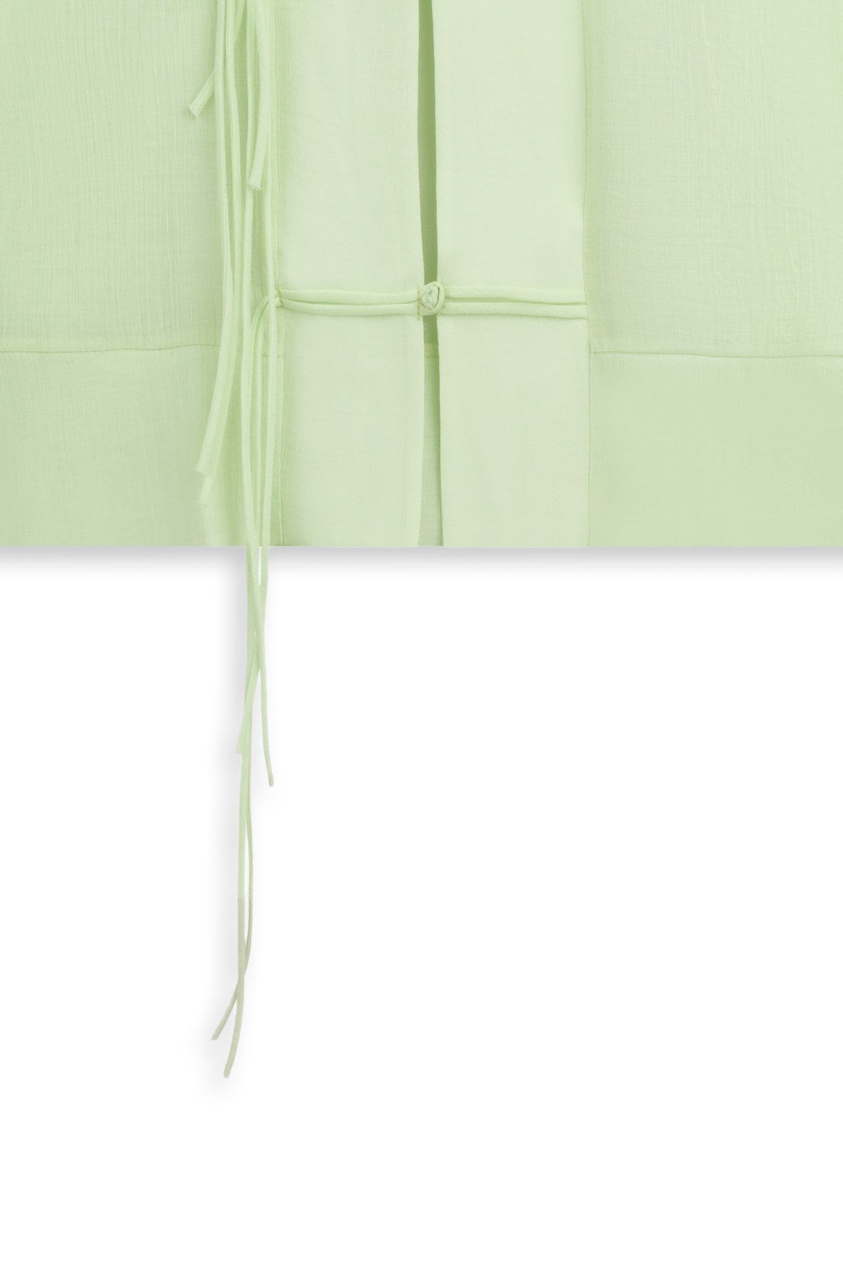 Bağlama Detaylı Kimono Mint