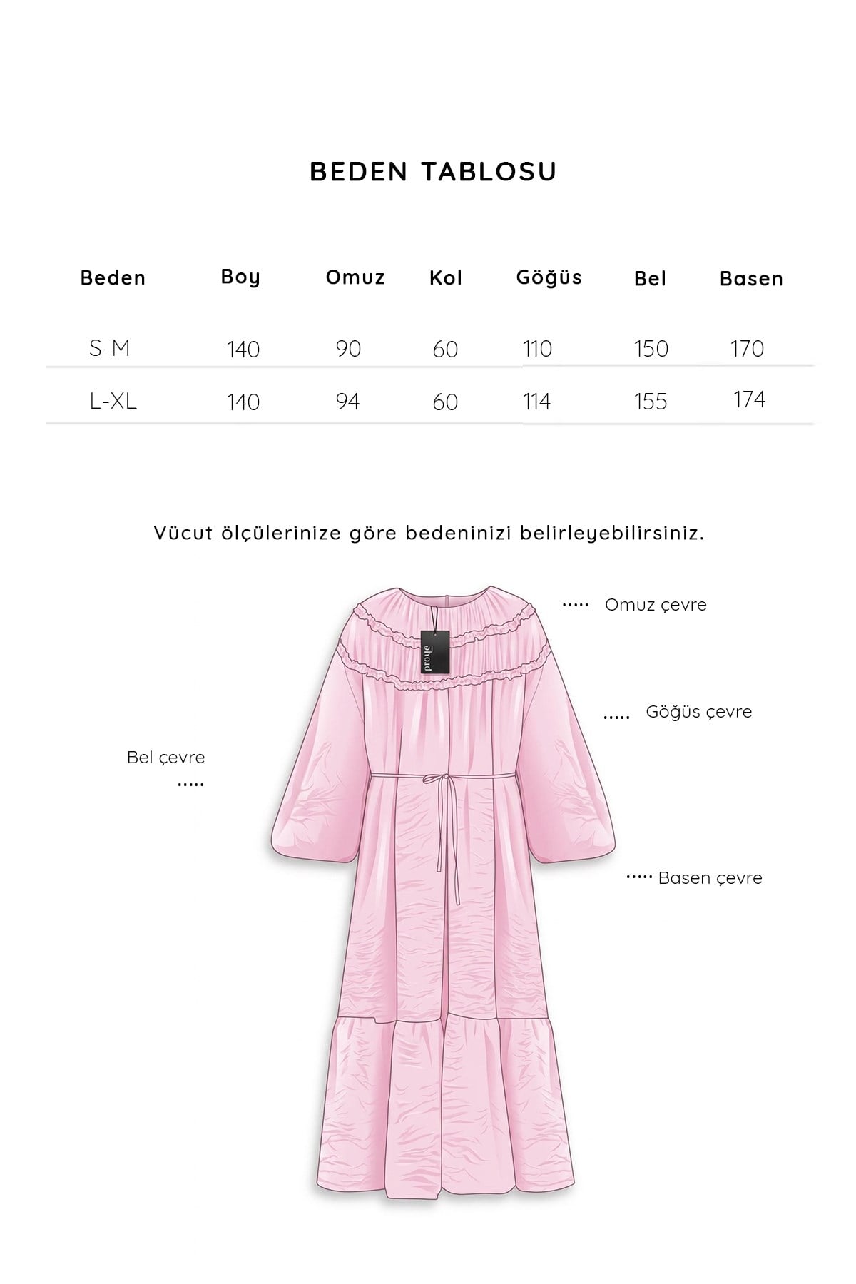 Katlı Prenses Elbise Pembe