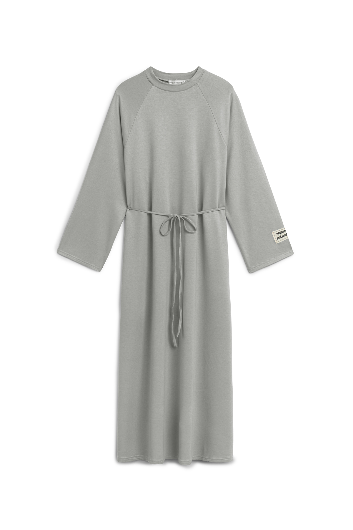 Oversize Uzun Salaş Elbise Gri