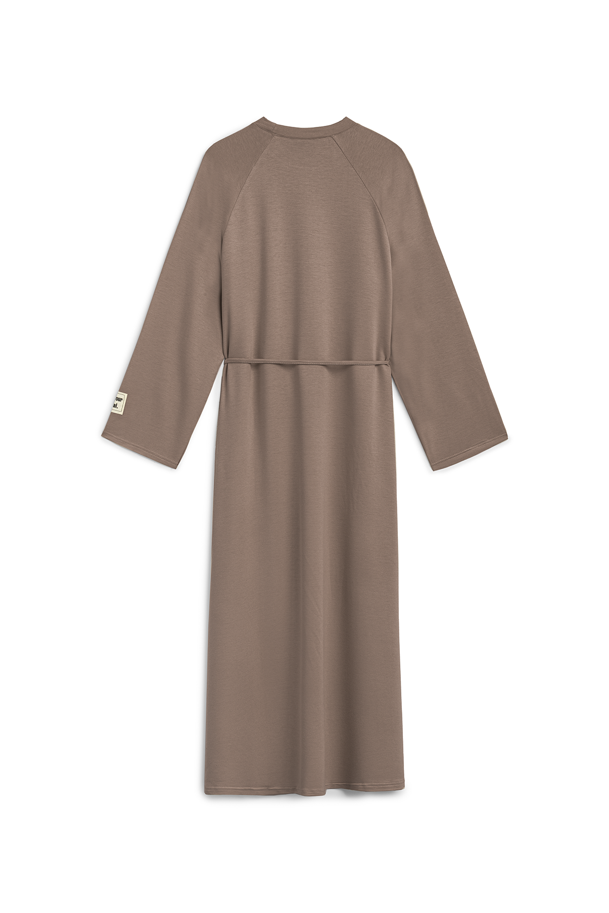 Oversize Uzun Salaş Elbise Kahverengi