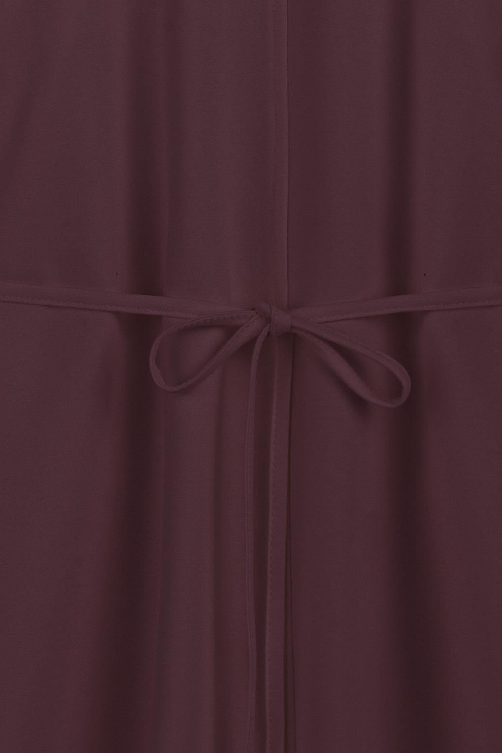 Yanı Yırtmaçlı Sweat Bordo