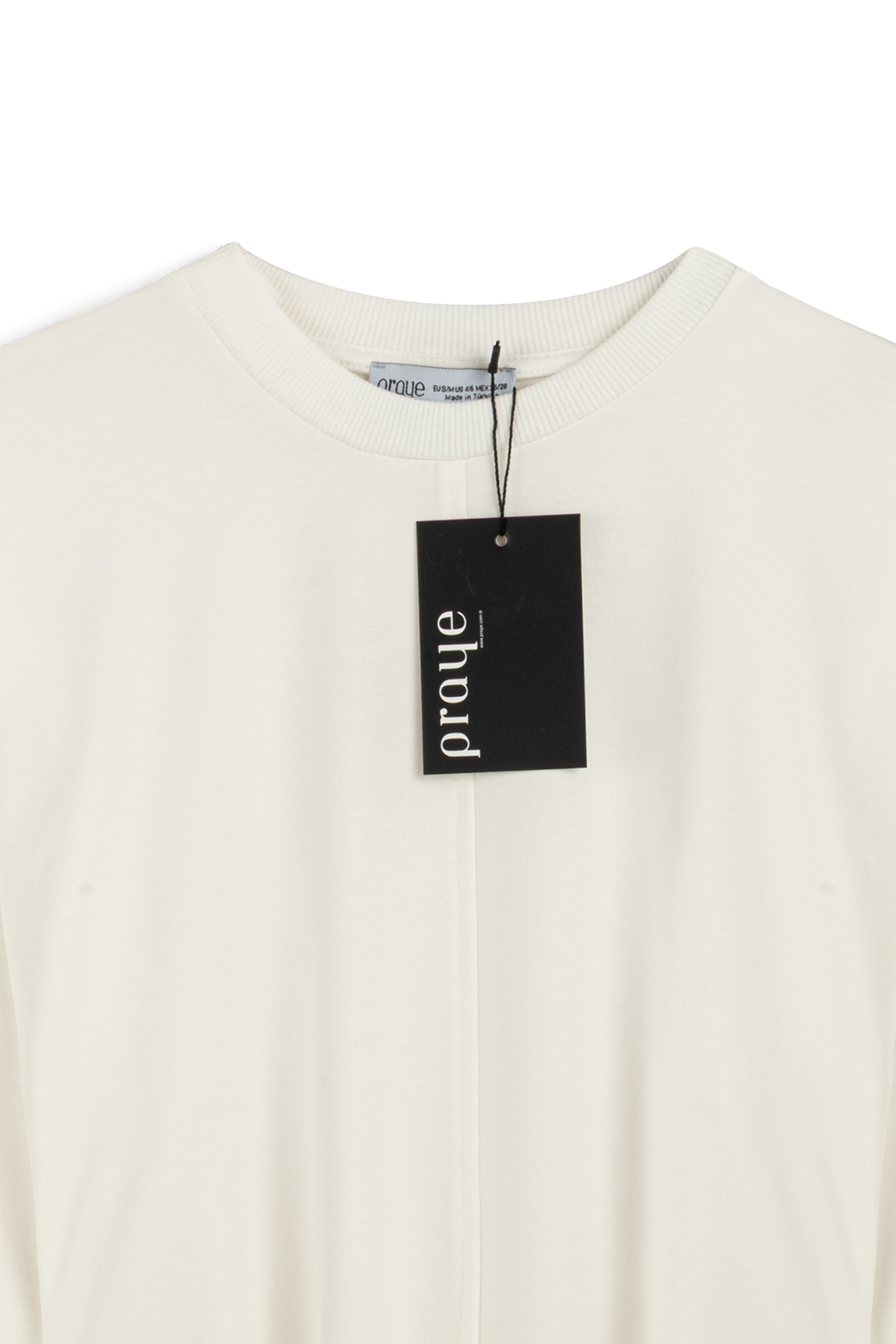 Yanı Yırtmaçlı Sweat Ekru