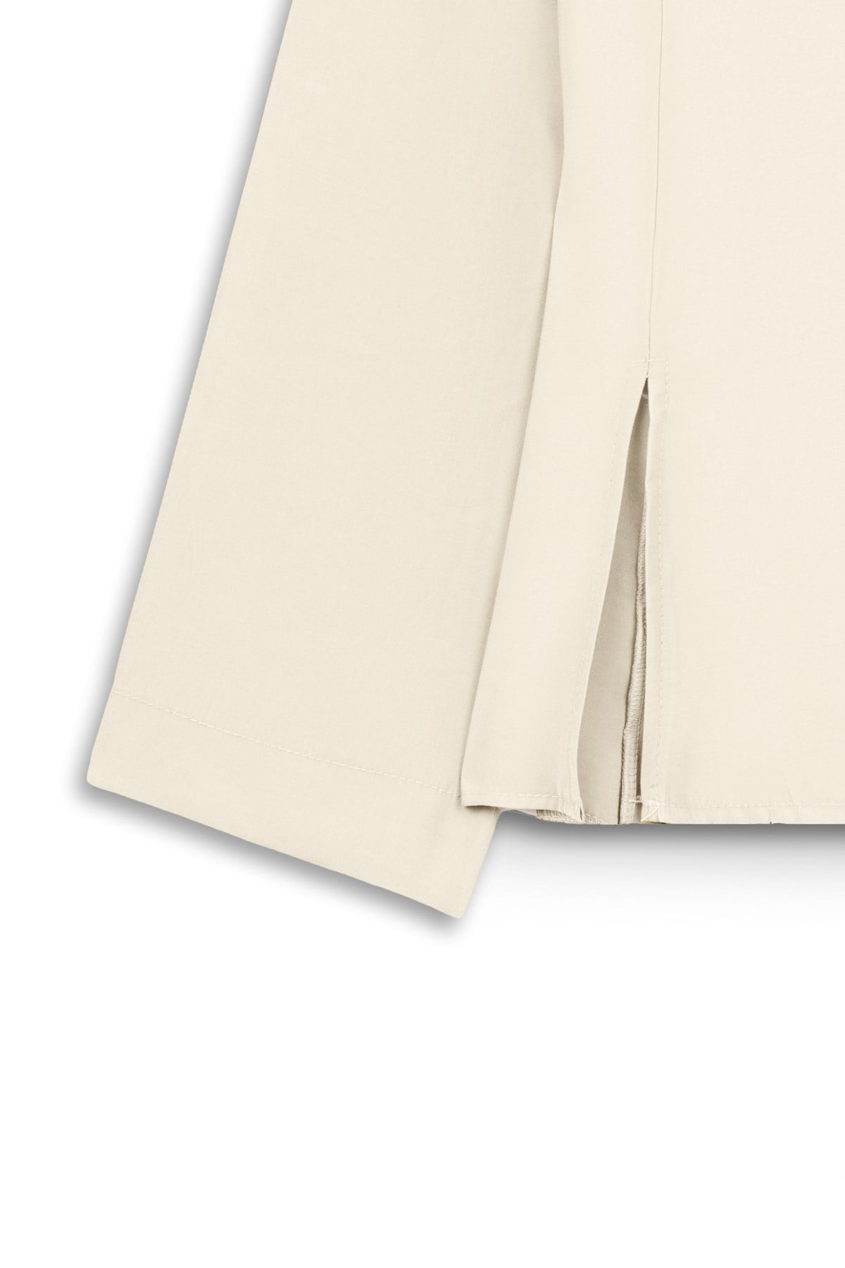 Yırtmaçlı Tencel Bluz Taş