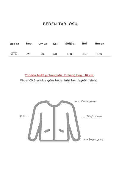 Atkılı Oysho Sweat Ekru