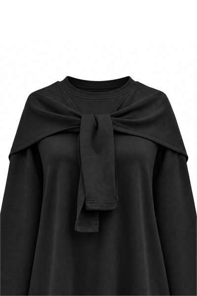Atkılı Oysho Sweat Siyah
