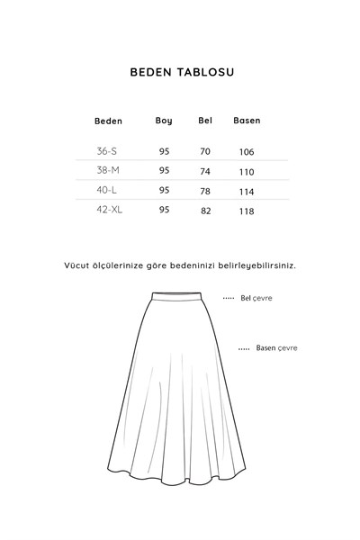 Bağcıklı Parçalı Denim Etek Mavi