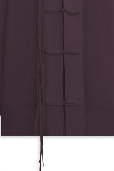 Bağlama Detaylı Kimono Bordo