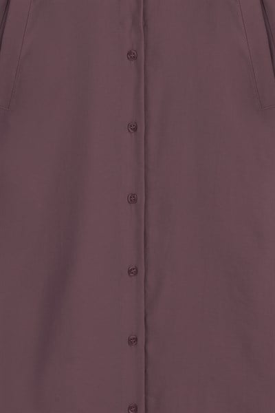 Balon Kol Uzun Tensel Tunik Bordo