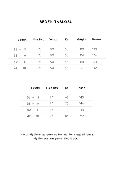 Ceketli Etekli Takım Kahverengi