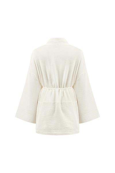 Cepli Müslin Kimono Ekru