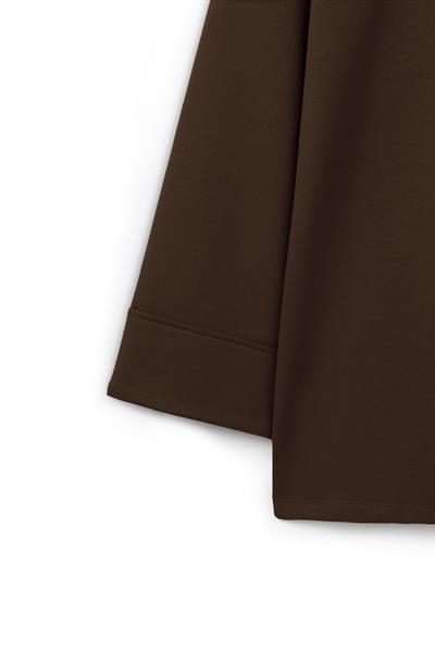 Kolu Katlı Sweat Kahverengi