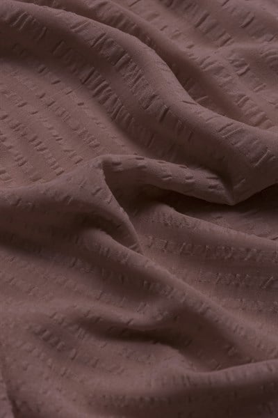 Nefes Alan Dokulu Şal Gül Kurusu