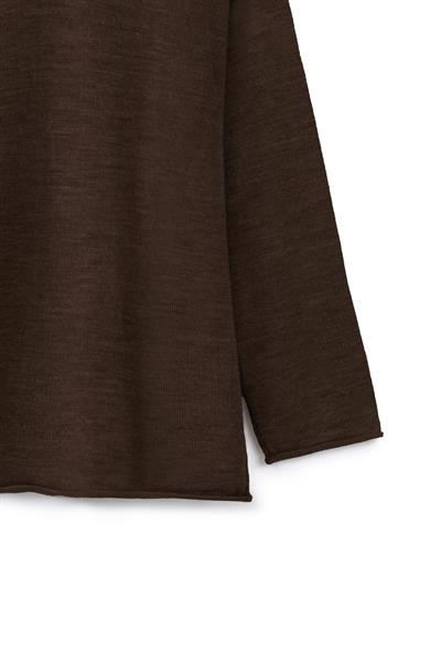 Oversize Triko Kazak Kahverengi