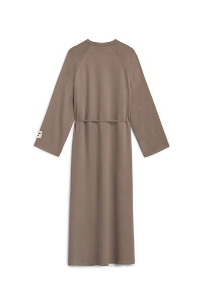 Oversize Uzun Salaş Elbise Kahverengi