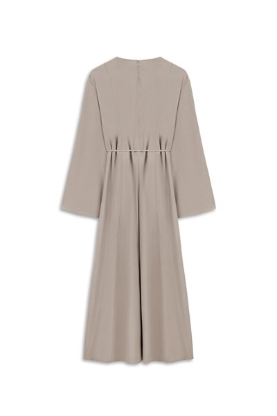 Tencel Zarif Elbise Vizon