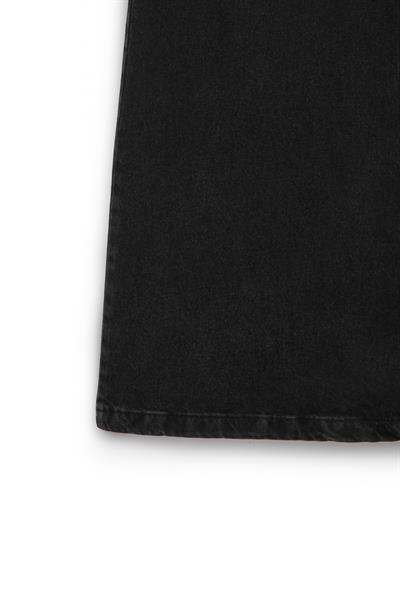 Uzun Çan Denim Etek Antrasit