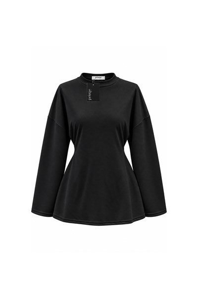 Yanı Bağcıklı Oysho Sweat Siyah