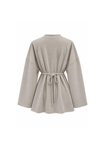 Yanı Bağcıklı Oysho Sweat Vizon