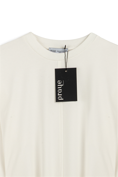 Yanı Yırtmaçlı Sweat Ekru
