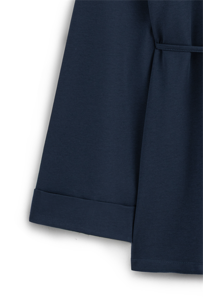 Yanı Yırtmaçlı Sweat Lacivert