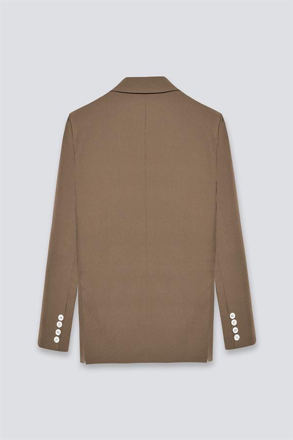 Astarlı Blazer Ceket Haki