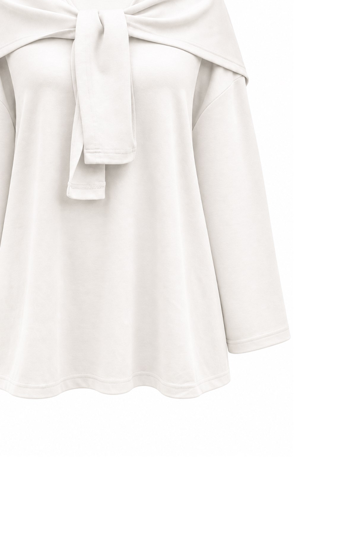 Atkılı Oysho Sweat Ekru