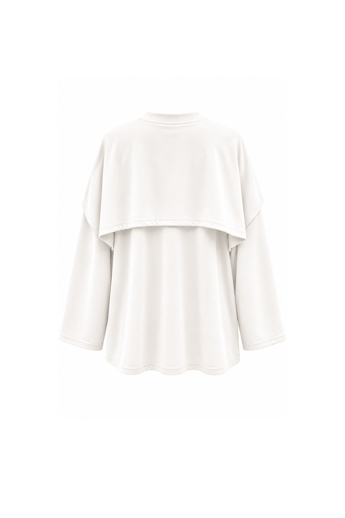 Atkılı Oysho Sweat Ekru