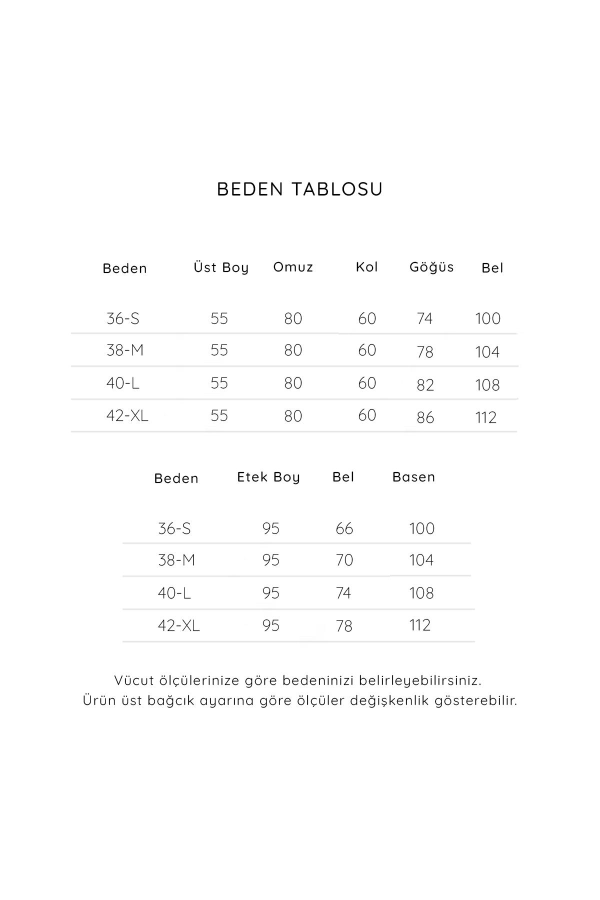 Bağcıklı Etekli Takım Bordo