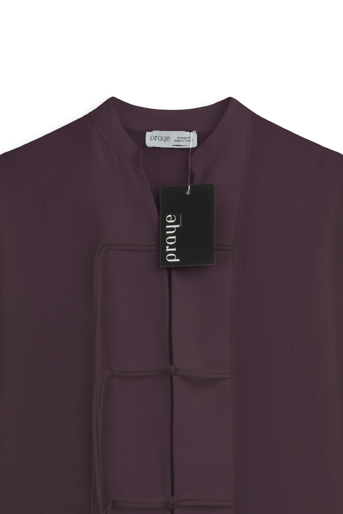 Bağlama Detaylı Kimono Bordo