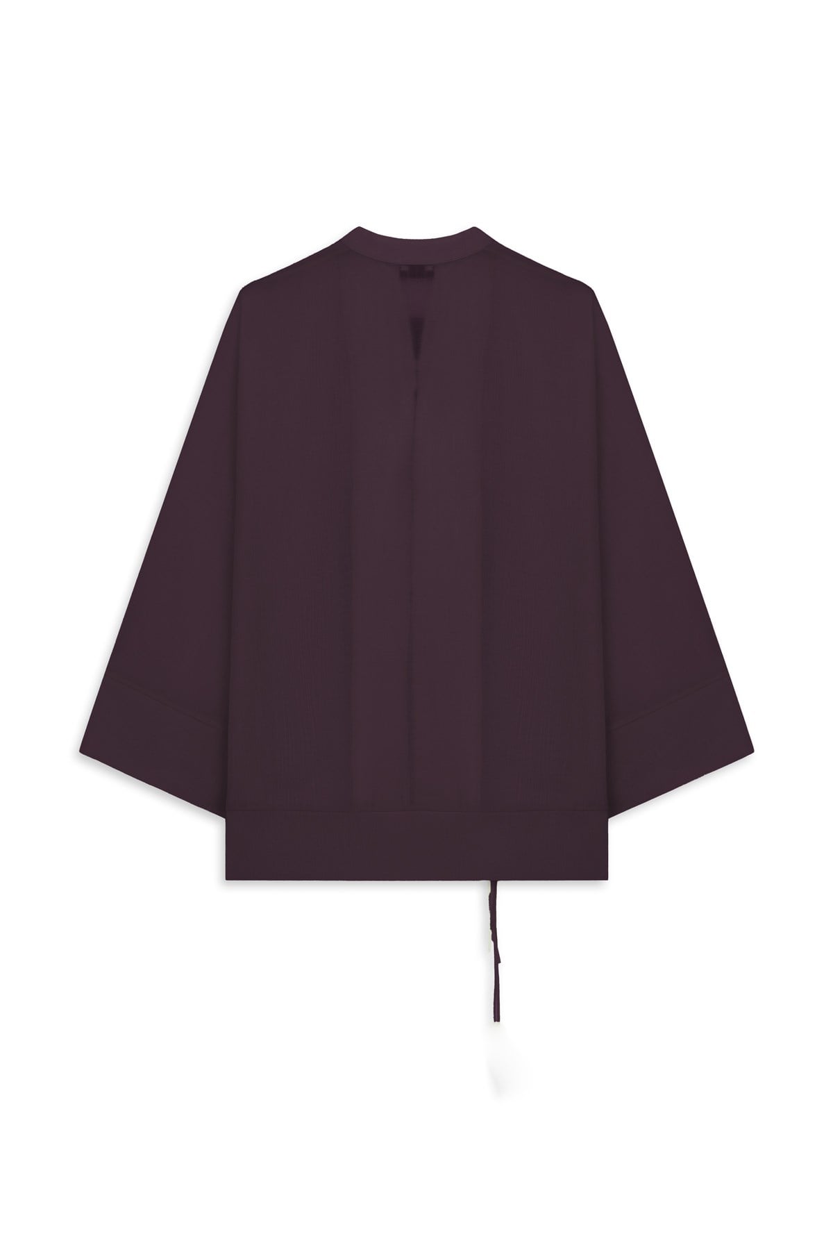 Bağlama Detaylı Kimono Bordo