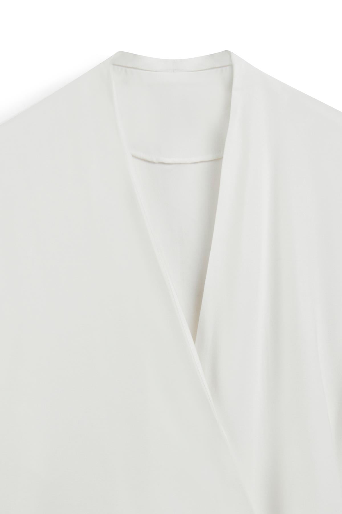 Bağlamalı Tensel Kimono Beyaz