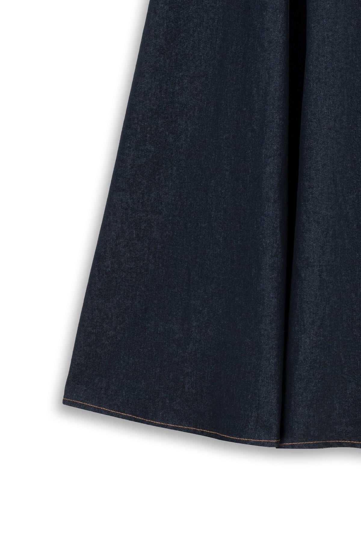 Çapraz Bağlamalı Denim Elbise Lacivert