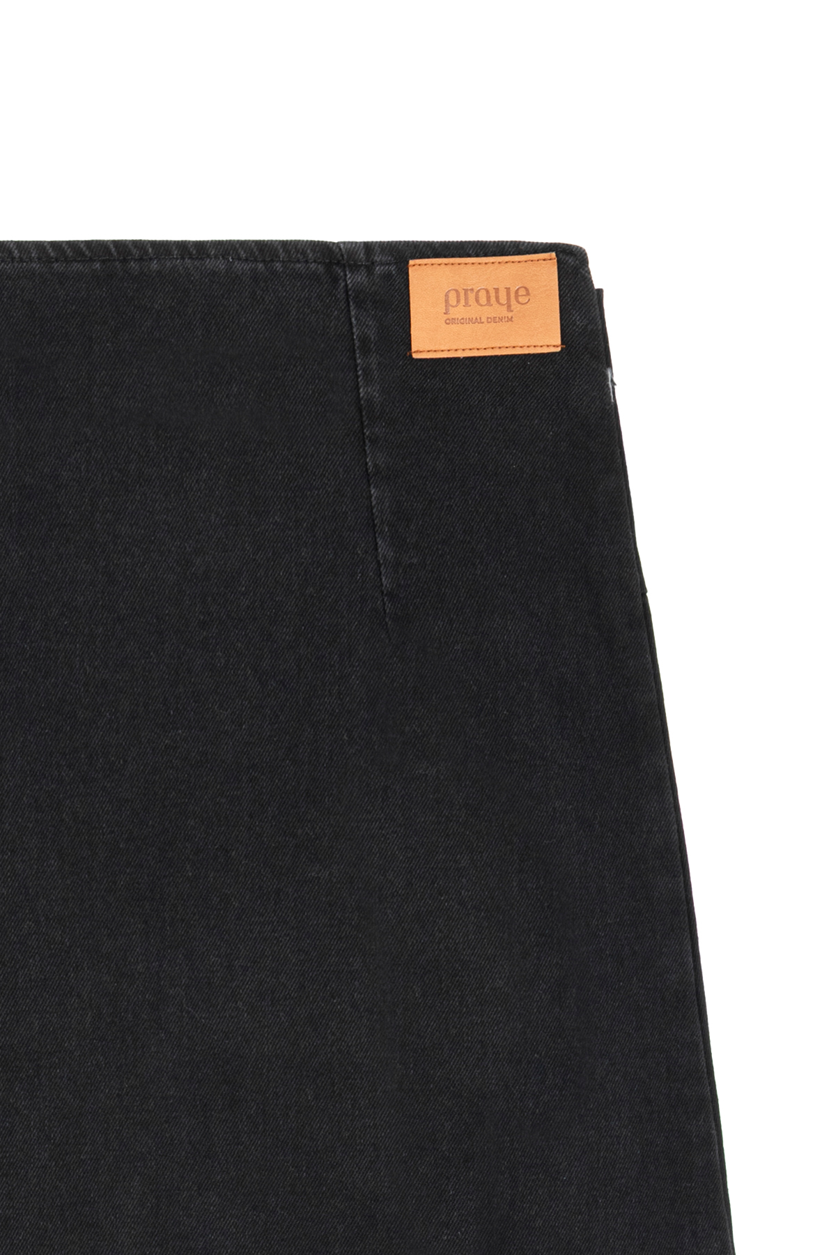 Çapraz Kesim Denim Etek Antrasit