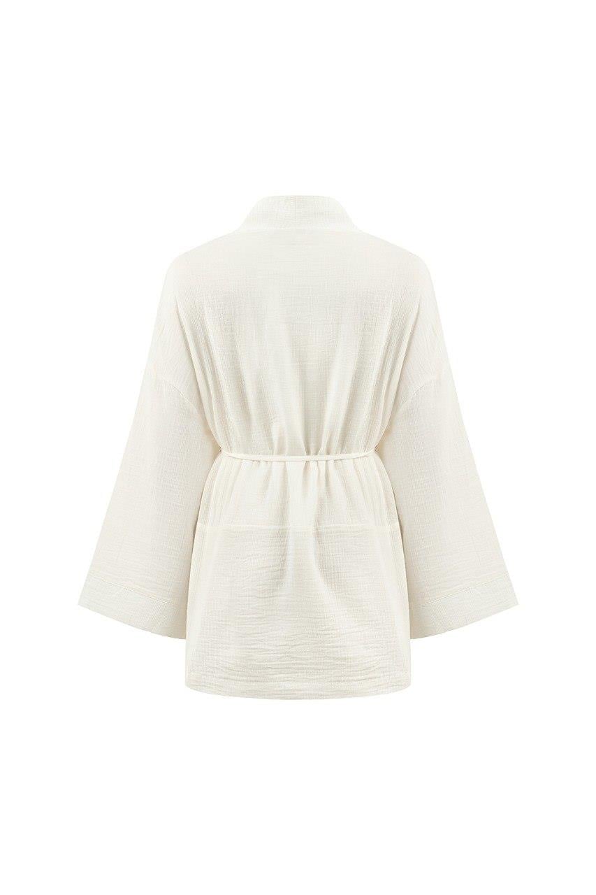 Cepli Müslin Kimono Ekru
