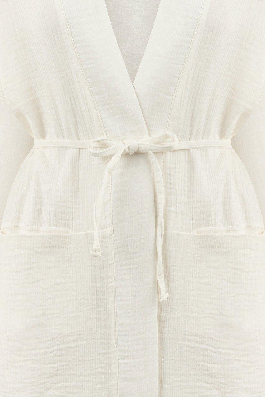 Cepli Müslin Kimono Ekru
