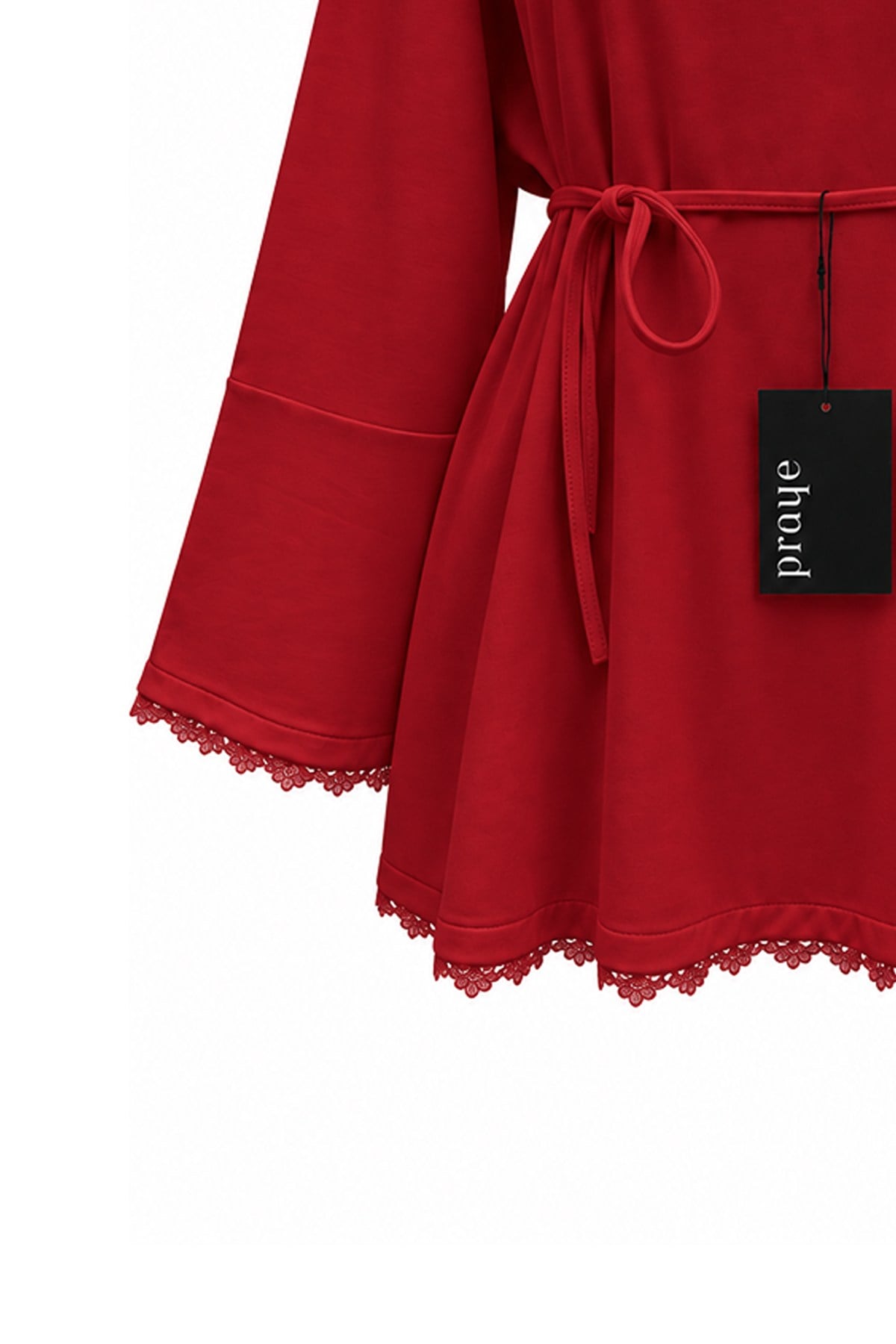 Dantelli Oysho Sweat Kırmızı