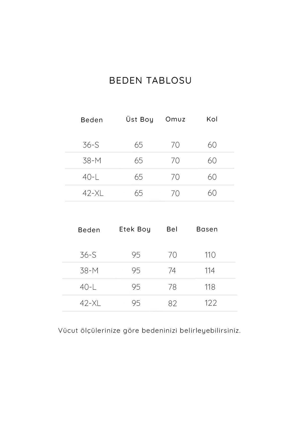 Kimonolu Etekli Takım Taş