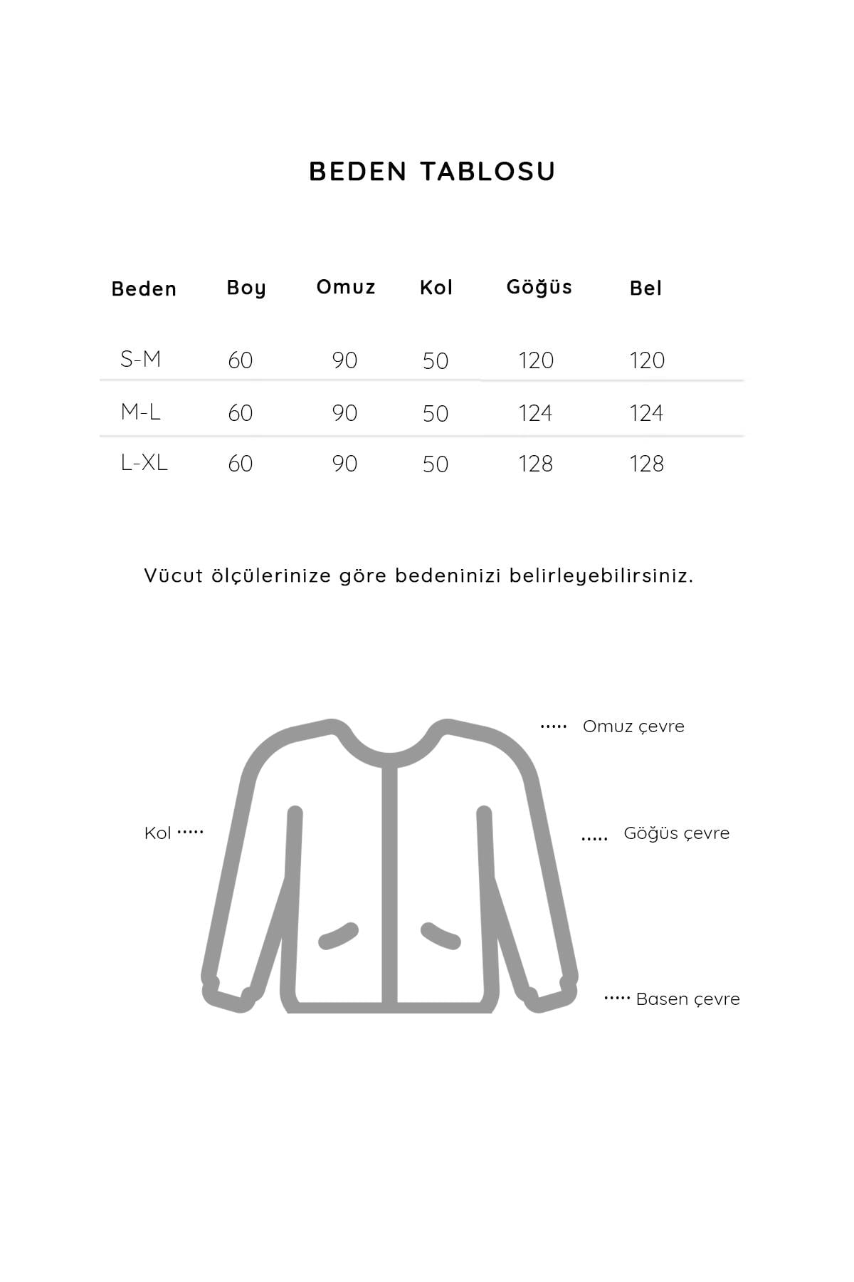 Nakışlı Düğmeli Kimono Ekru