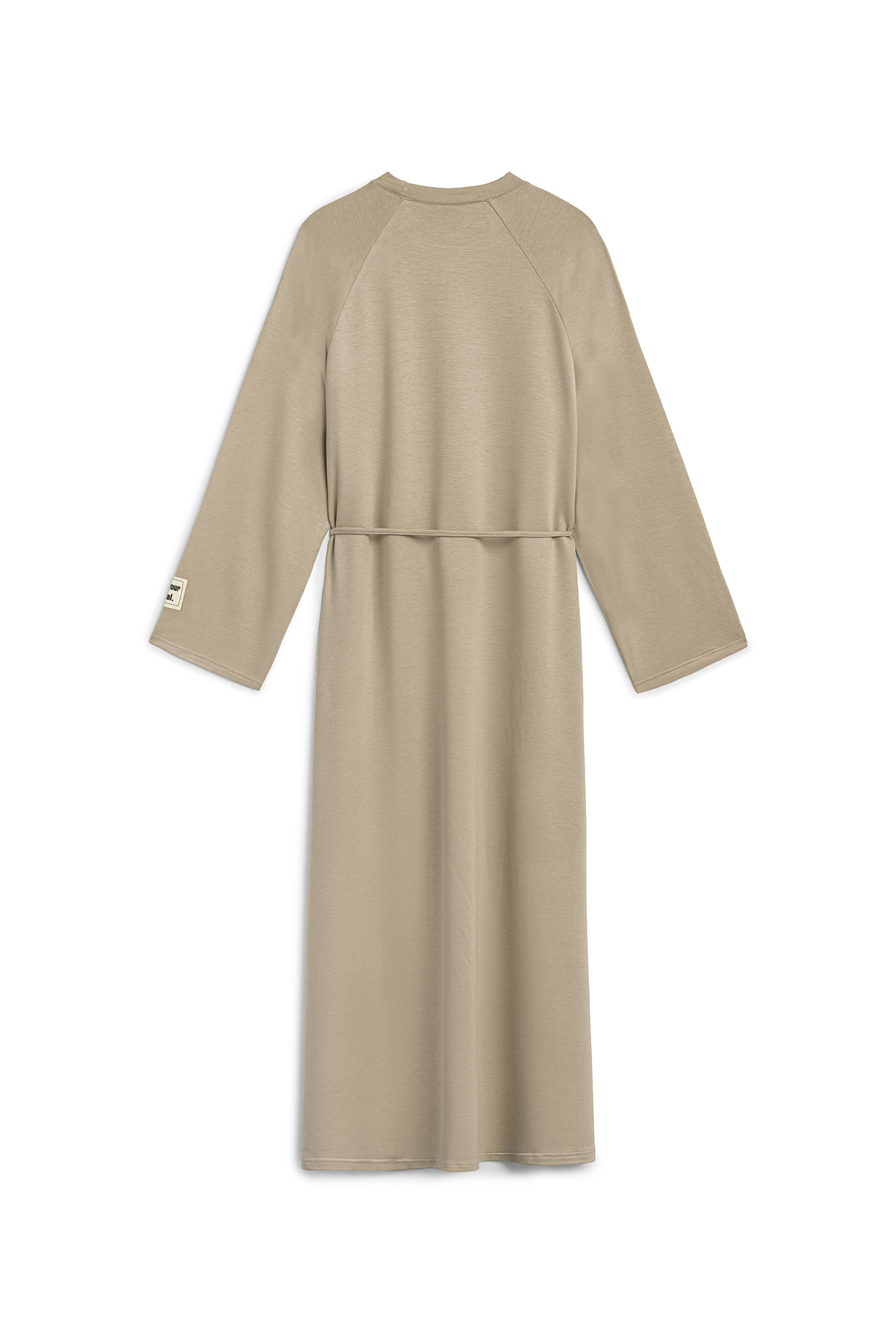 Oversize Uzun Salaş Elbise Bej