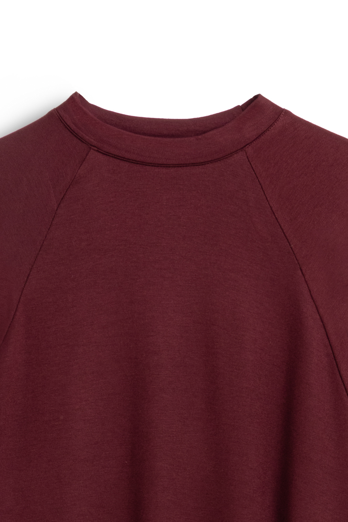 Oversize Uzun Salaş Elbise Bordo