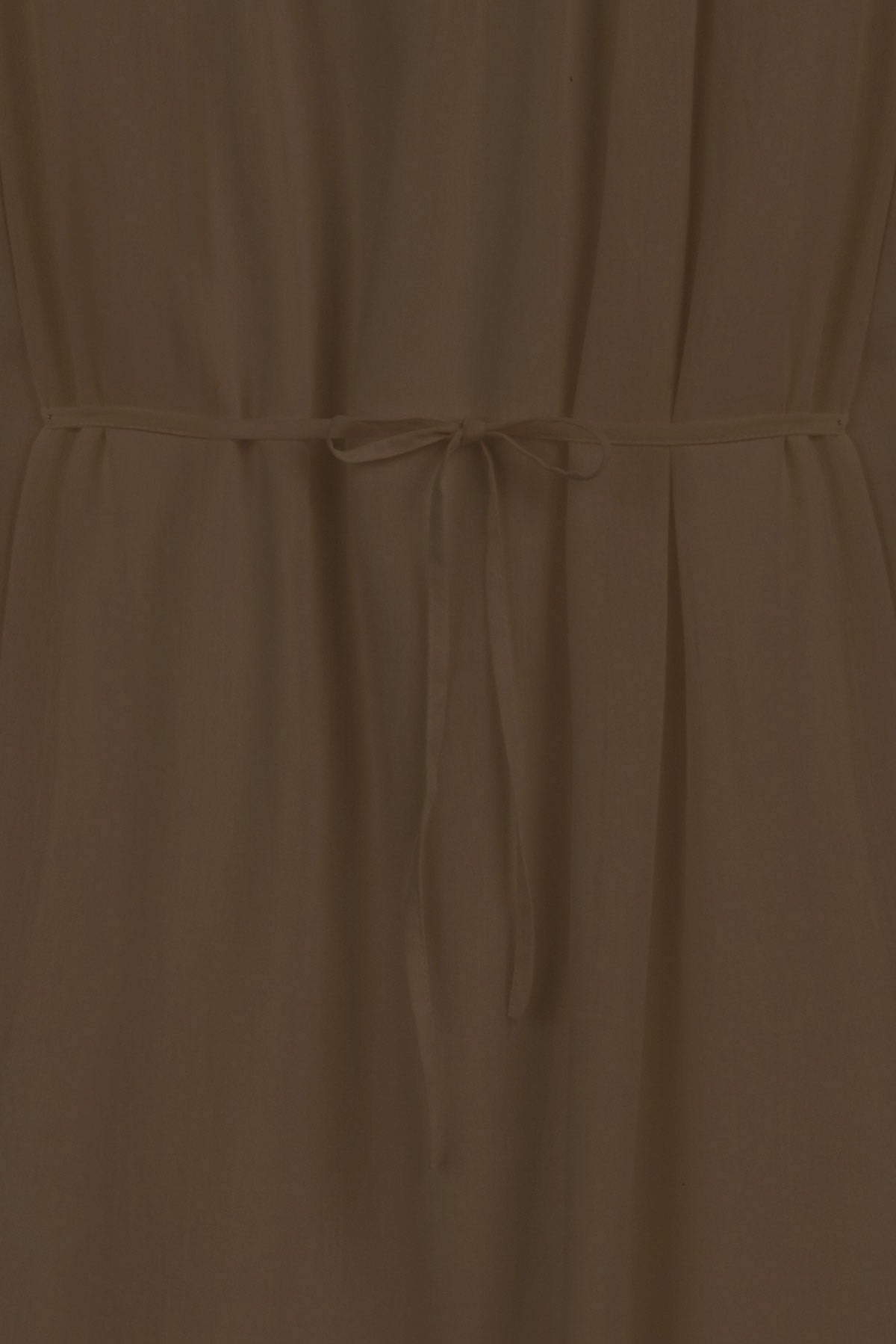 Salaş Kesim Pamuk Elbise Kahverengi