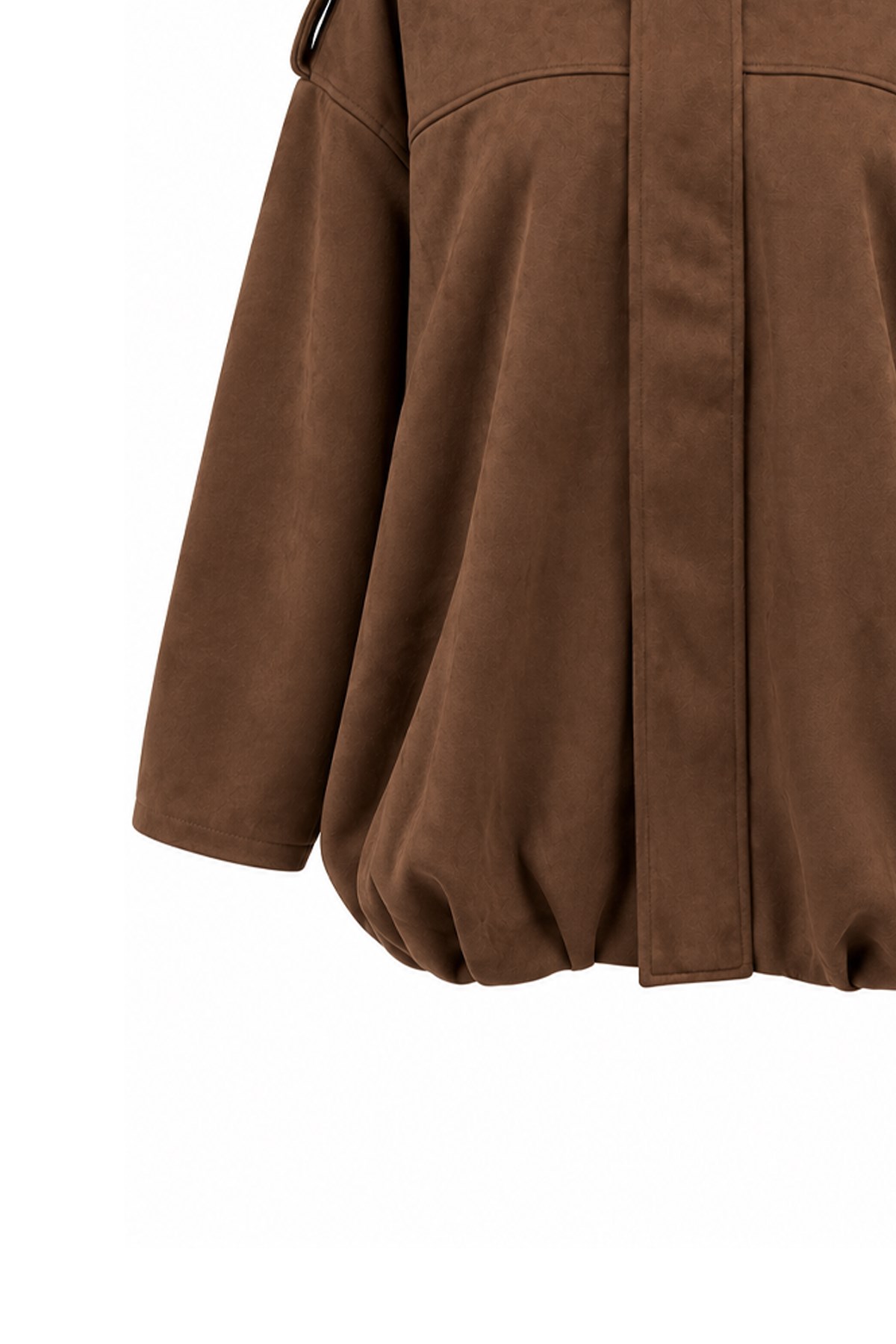 Süet Bomber Ceket Taba