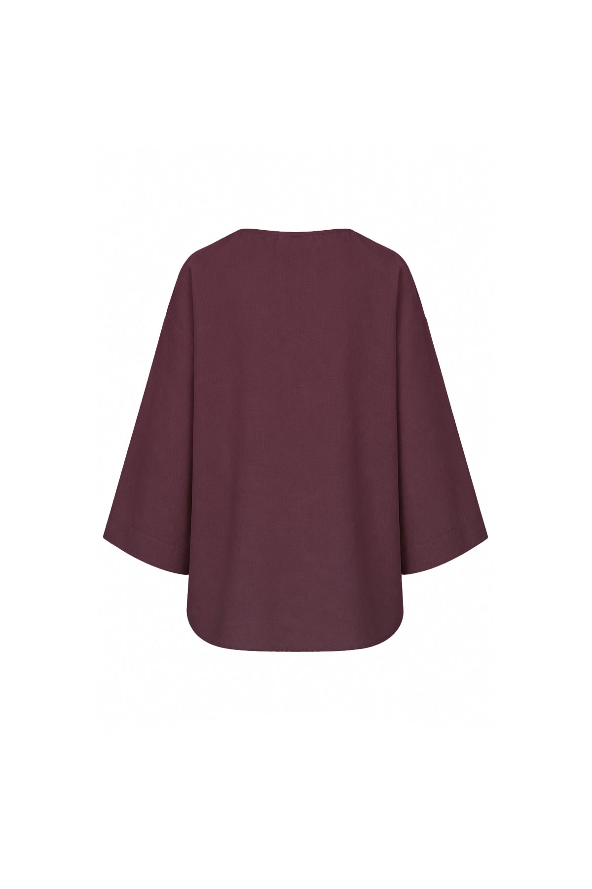 Tek Bağlamalı Kimono Bordo