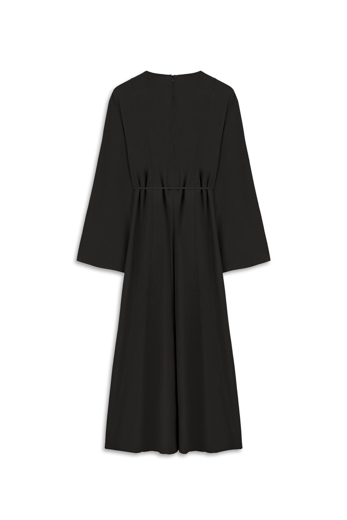 Tencel Zarif Elbise Siyah