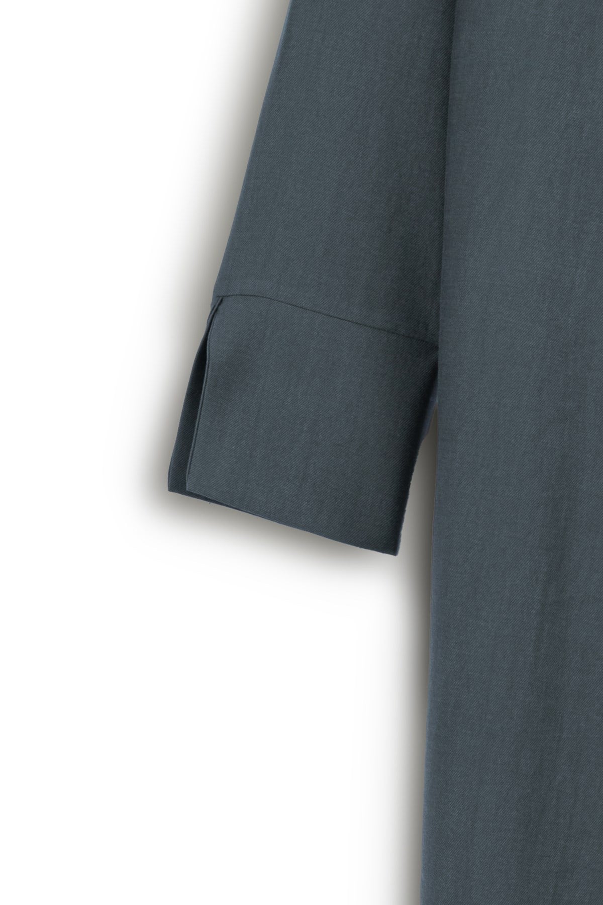 Tokalı Tencel Elbise Gri