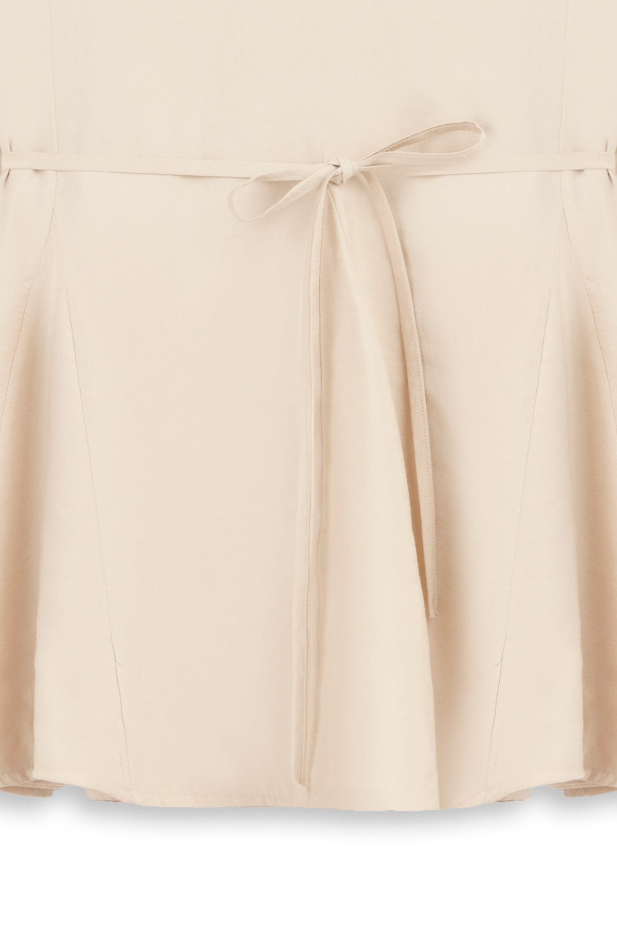 Volanlı Tencel Bluz Taş